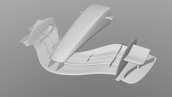 2026 F1 front wing 3D Model