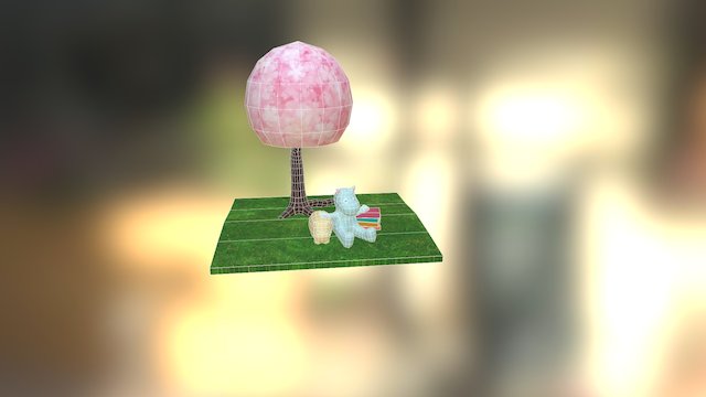 1035448096-林心馨-櫻花樹下的魯魯米 3D Model