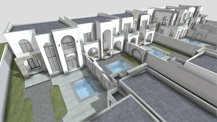 Mediterra Courtyards 3D Model