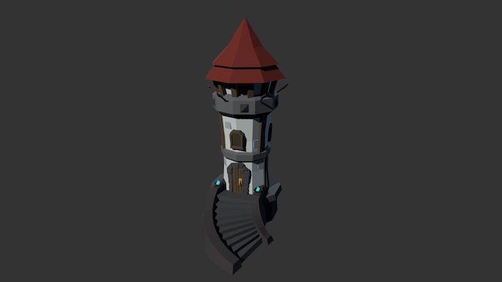 Medieval Fantasy Contest Asset - Tower_2 3D Model