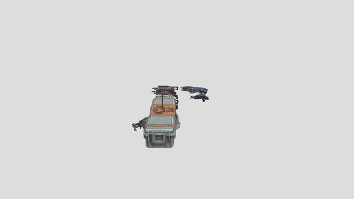 Mass Effect Weapons All 3D Model