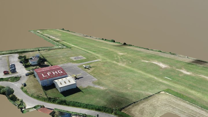 Aérodrome Saint Chamond (Planèze) 3D Model