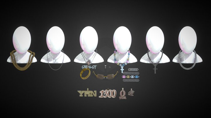 Jewelry Bundle 2 3D Model