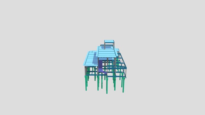 Estrutura Landscape 3D Model
