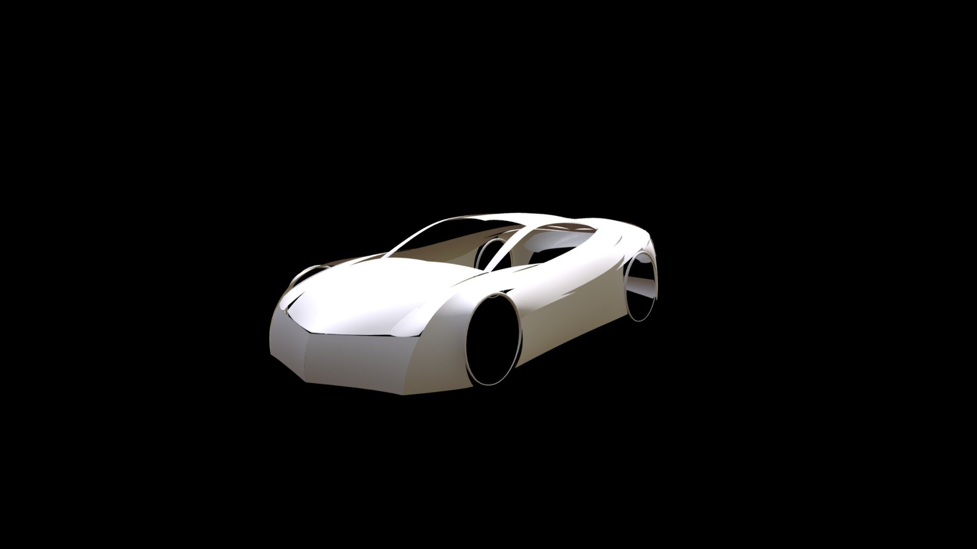 Quick 20 minute Car Sketch - 3D model by 0101design [6723b93] - Sketchfab