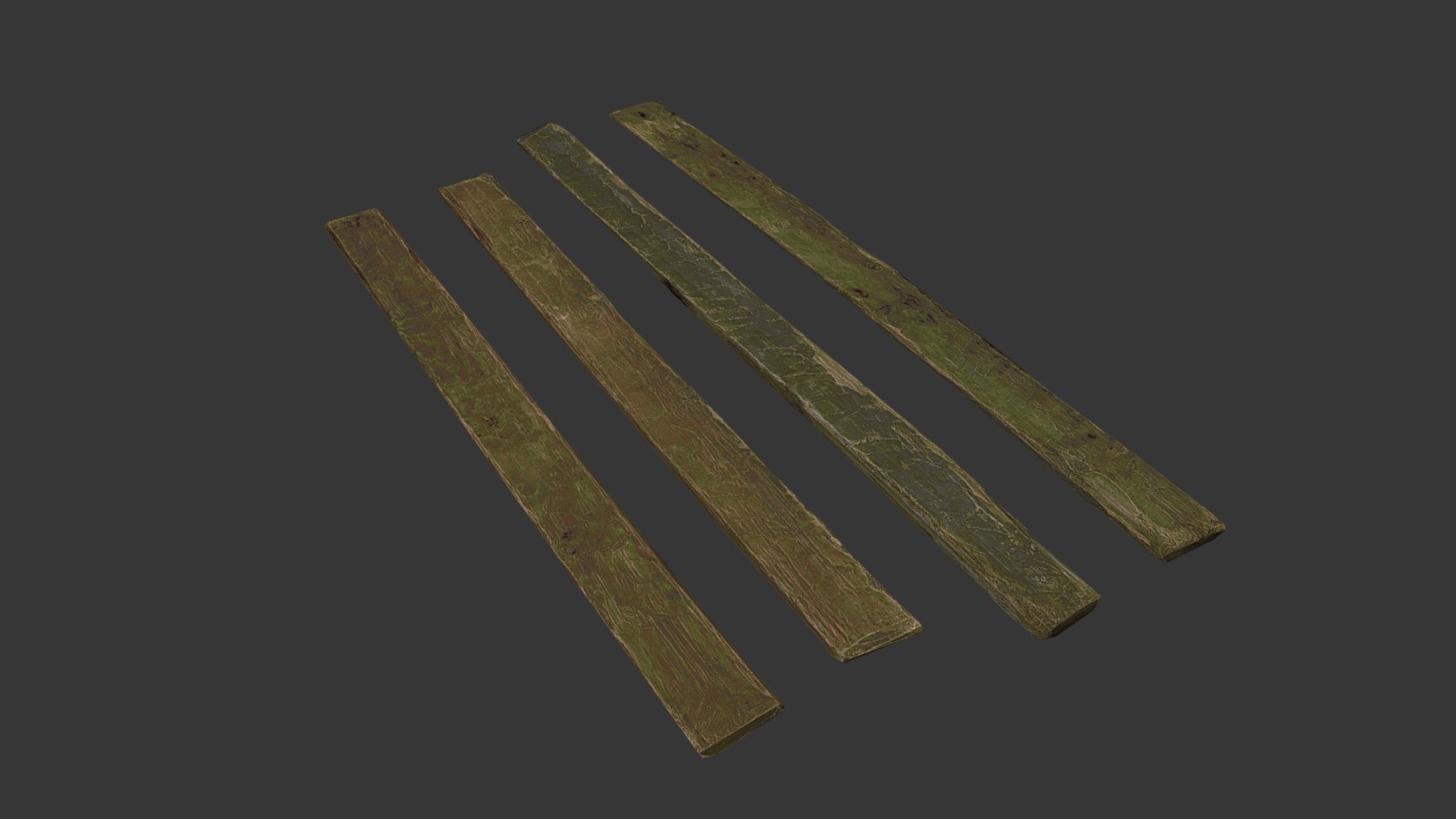 Wooden Planks Ready to Unity HDRP Buy Royalty Free 3D model by