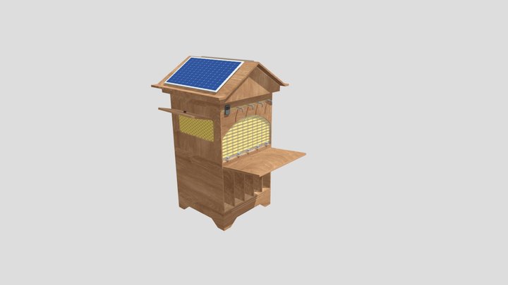 BeeHive 3D Model