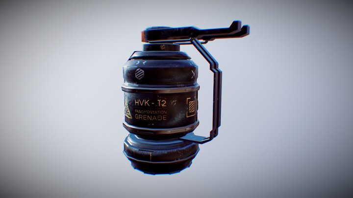 Grenade 3D Model