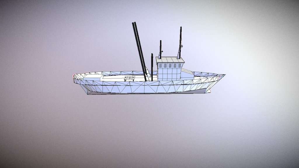 Fishing Ship - 3D model by sachasf83 [67265f5] - Sketchfab