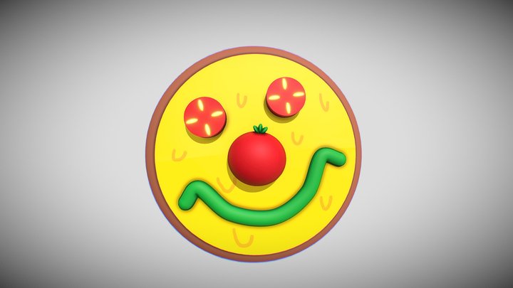 Pizzaface Guy 3D Model