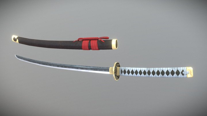 Katana - Game Art 3D Model