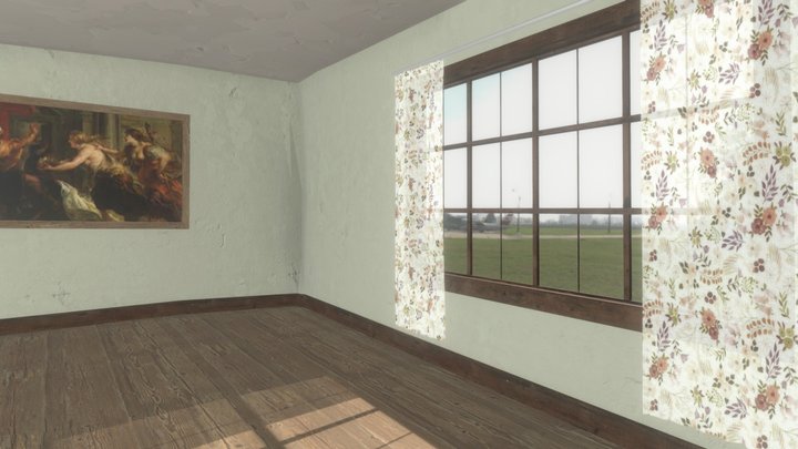 Abandoned Room Interior (style 7) – Modelo 3D gratuito STL