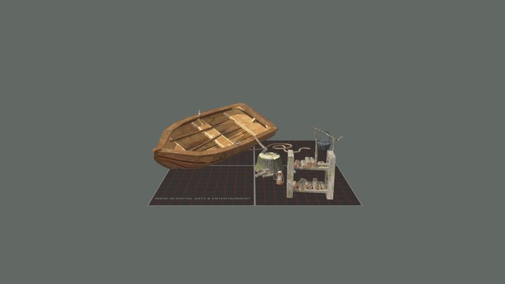 DAE 5 Finished props - FOREST LONER 3D Model