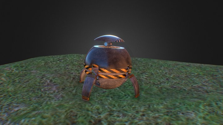 Spherical Robot 3D Model