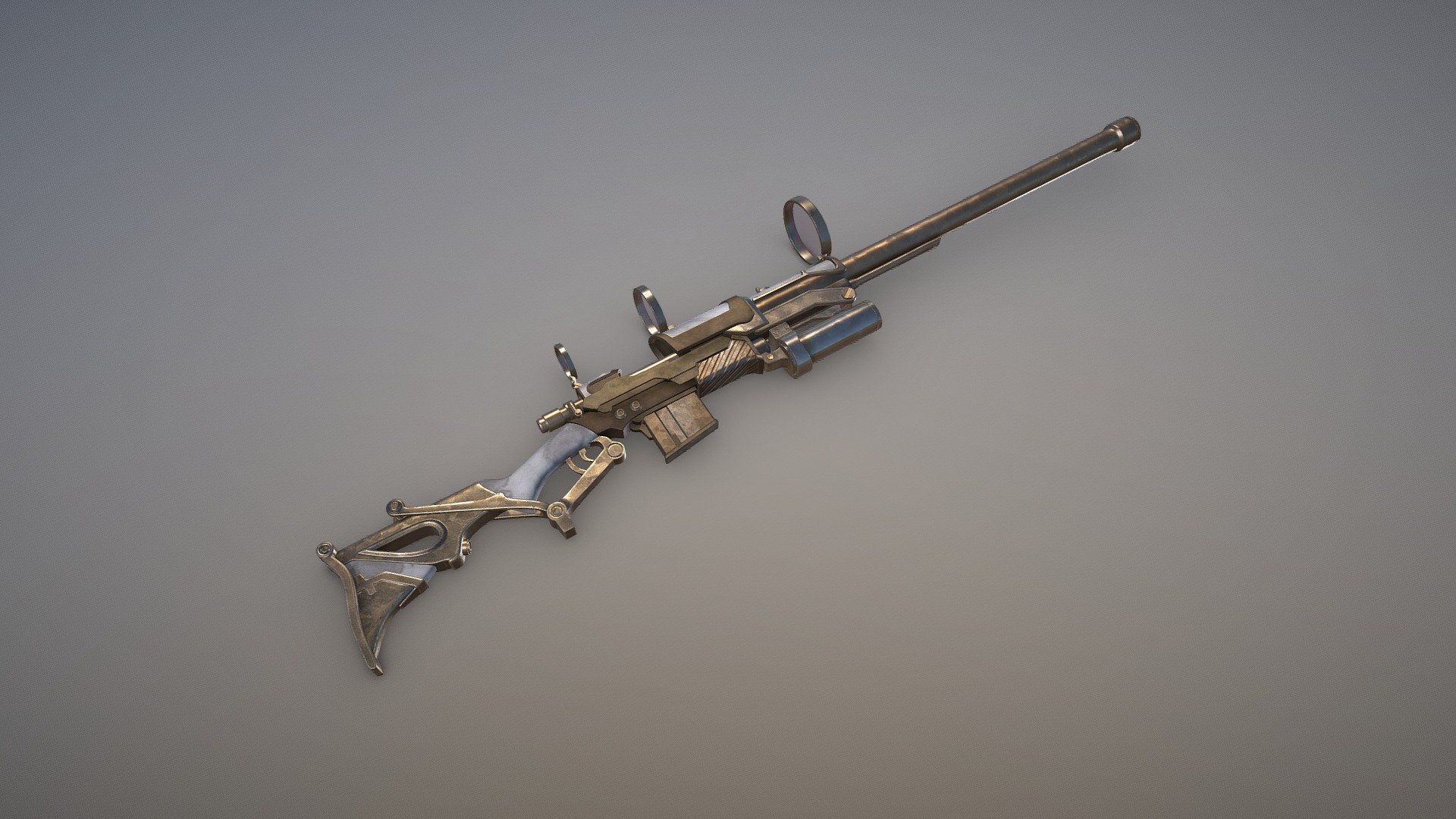 fan made league of legends caitlyn gun - 3D model by Sebastijn Lissens ...