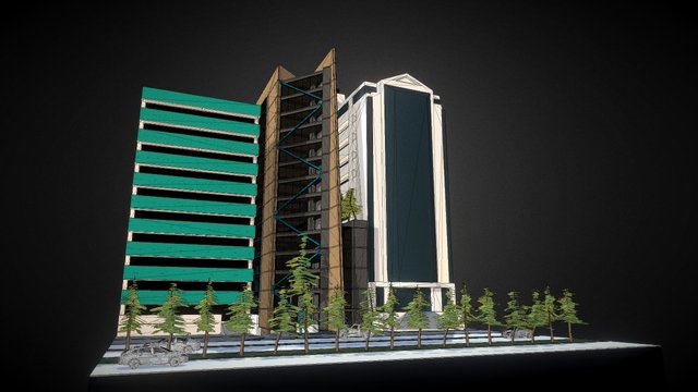Edificio 1R 3D Model
