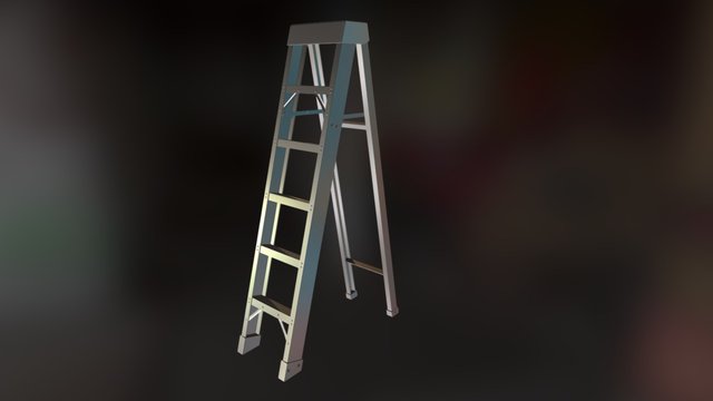 Ladder - High Poly 3D Model