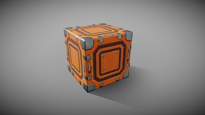 PR_Lesson5_Crate 3D Model