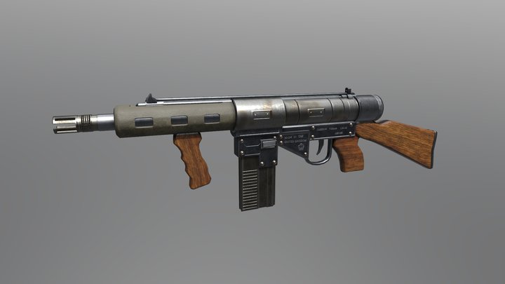 L23 A2 Custom Carbine 3D Model
