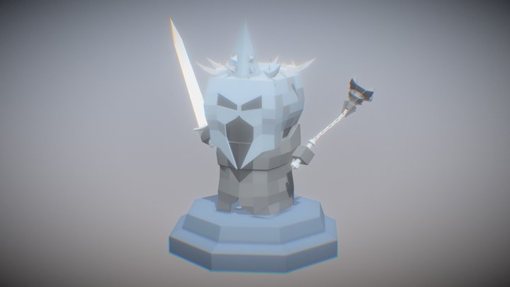 Witch King - Nazgul - lowpoly 3D Model