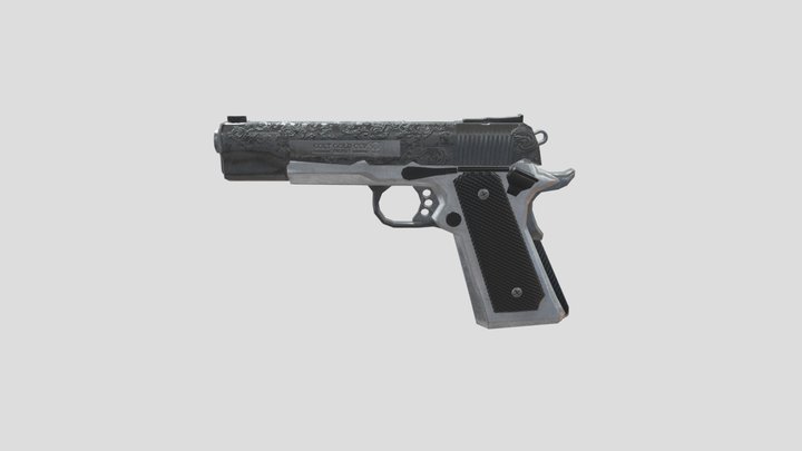 Colt .45 3D Model