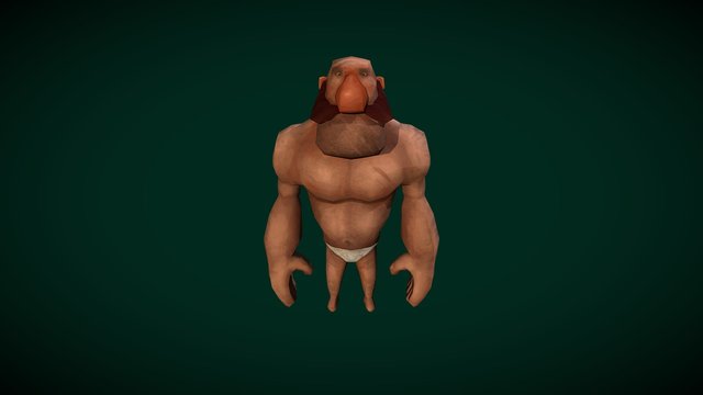 Lumberjack Character 3D Model