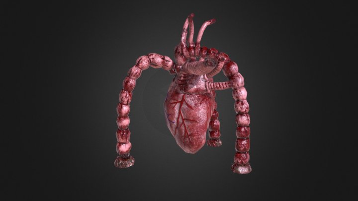 Heart Game Asset 3D Model
