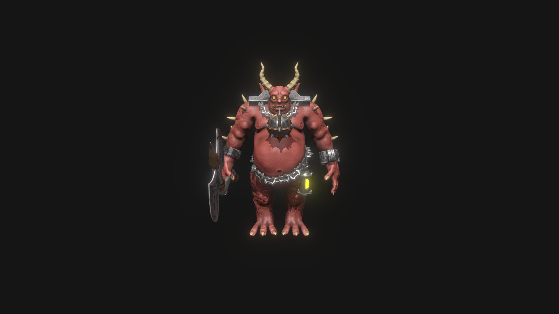 Demon Guardian - Download Free 3D model by eddygarengala [672cfc0 ...