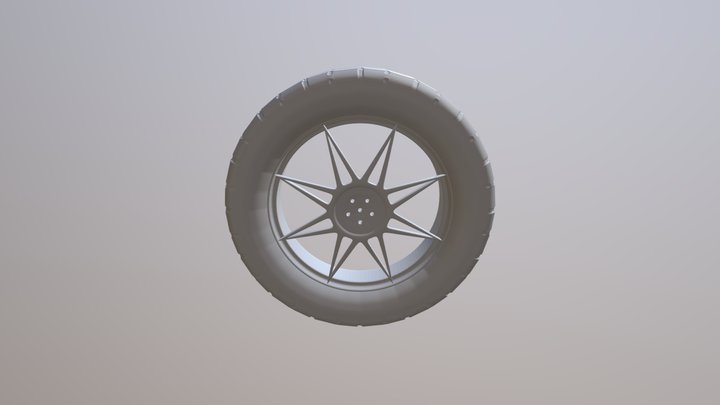 Wheel01 3D Model