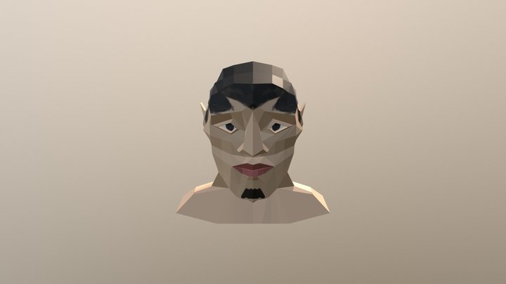 Simple Head Bustjg 3D Model