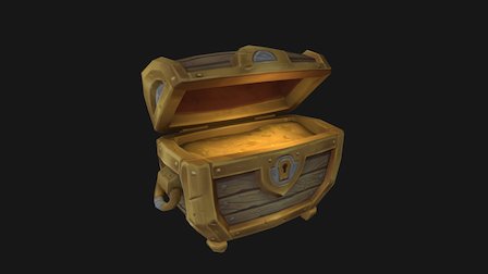 Treasure Chest 3D Model