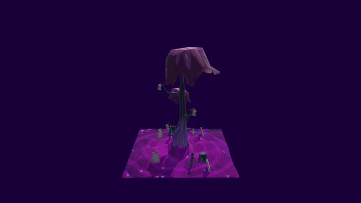 Crooked Tree 3D Model