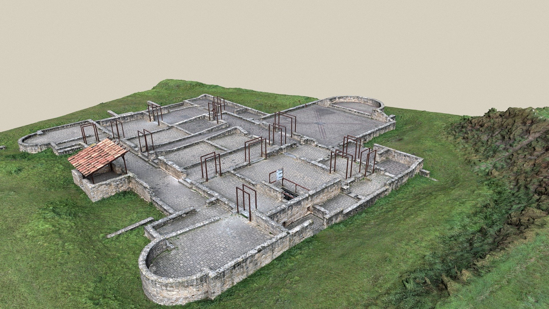 Kaiservilla Bruckneudorf — Sketchfab embed 3D viewer