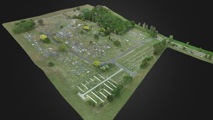 Feilding Cemetery - 16 March 2021 3D Model