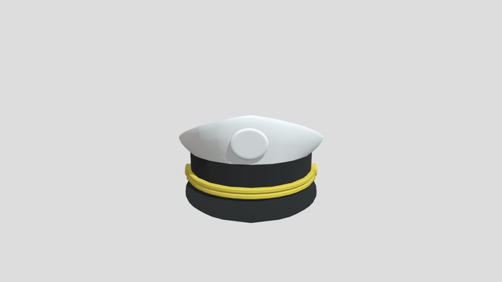 Captain Hat 3D Model
