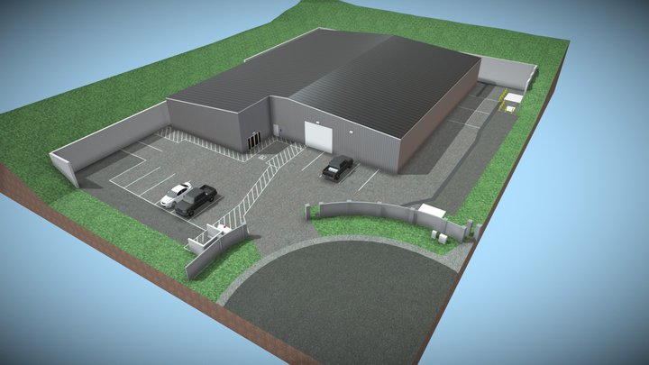 Mammoth Manufacturing facility 3D Model