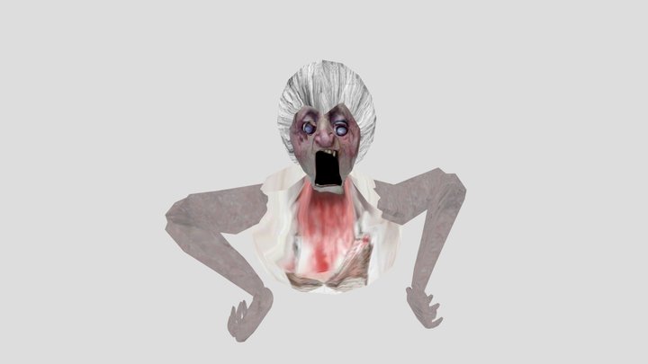(New) Slendrina's Mom Crawl 3D Model