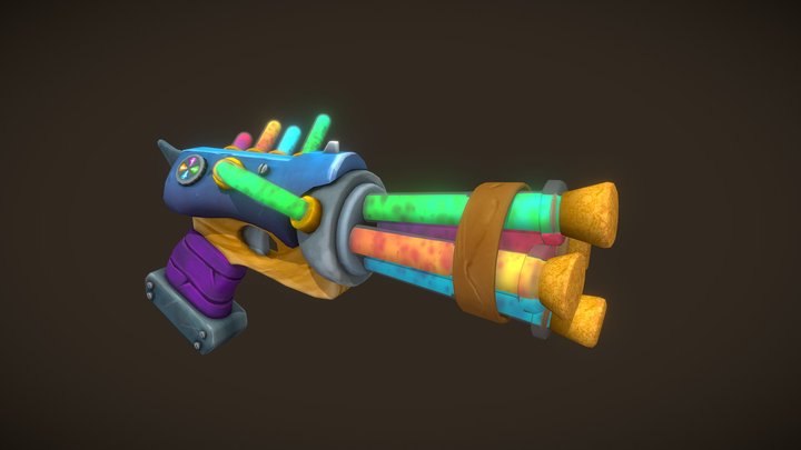 DAE Weaponcraft - Potion Pistol 3D Model
