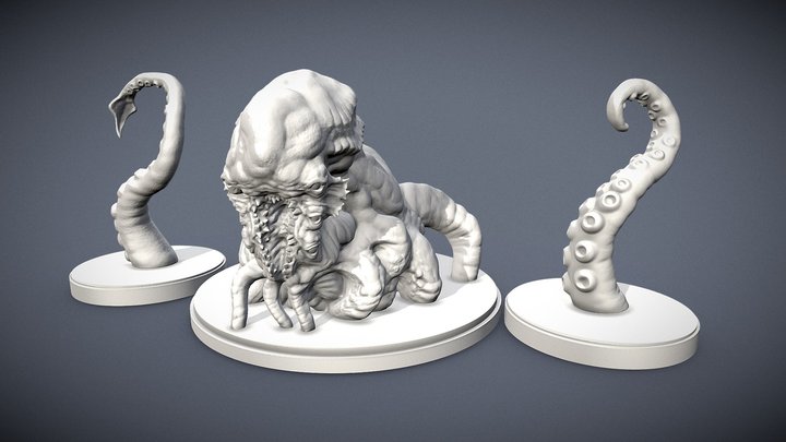 Kraken - Dungeons & Dragons - 3D Printing 3D Model