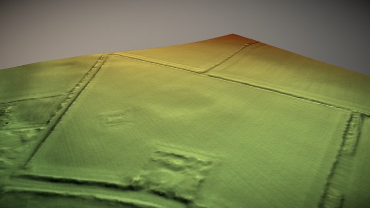 Flodden Edge Camp, Northumberland (UK) – Modello 3D gratuito STL