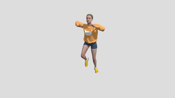 Hip Hop Dancing 3D Model