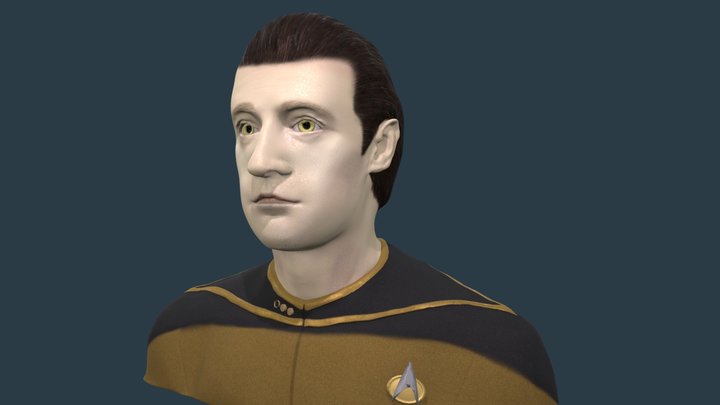 Commander Data 3D Model