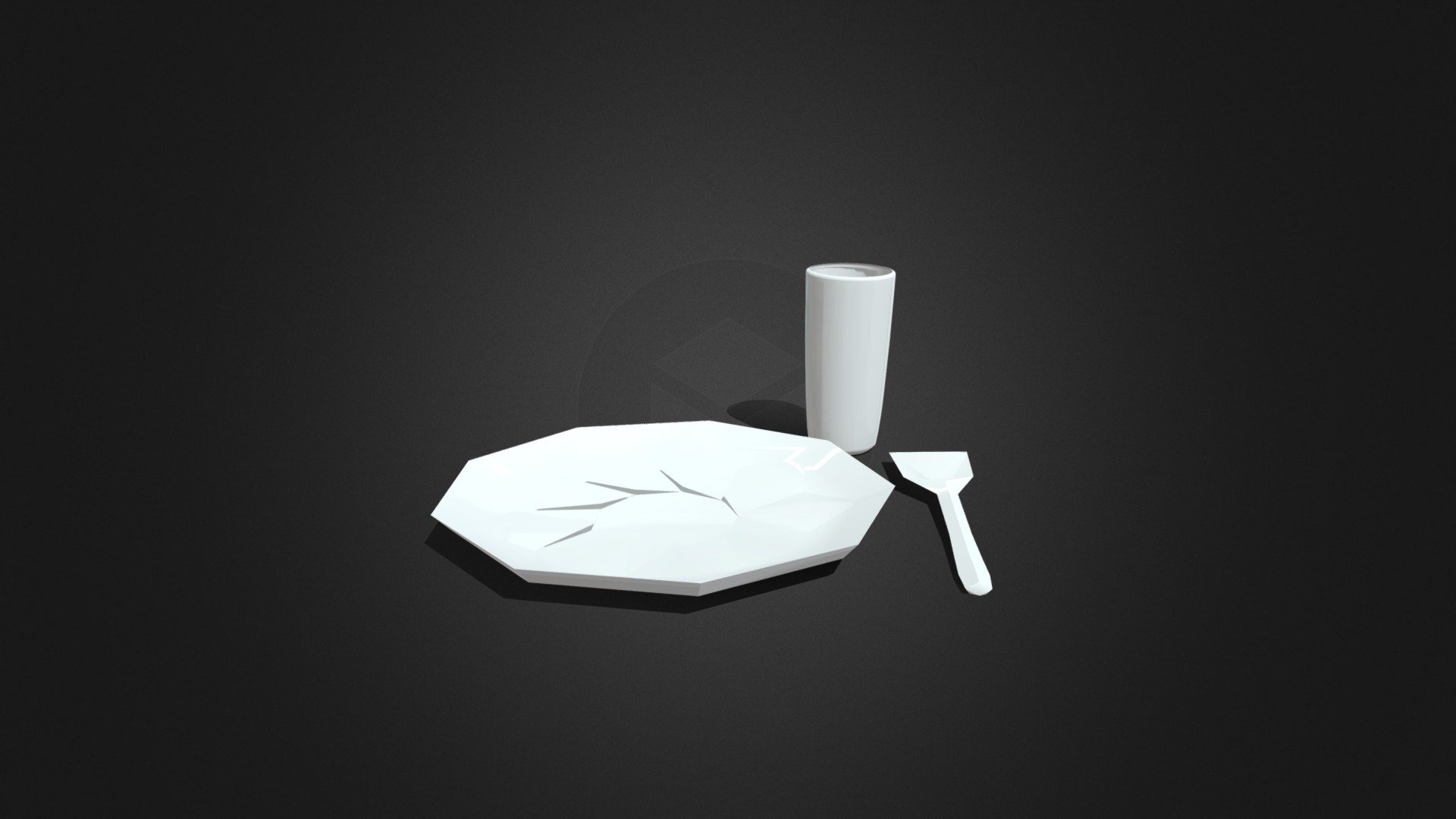 Plate Spoon Cup