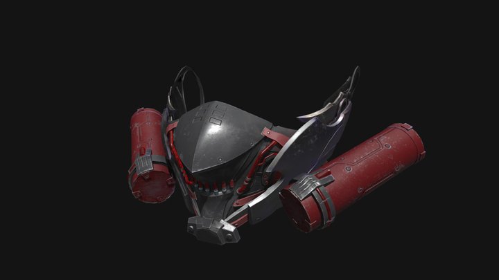 CodeVein Purifier Mask 3D Model