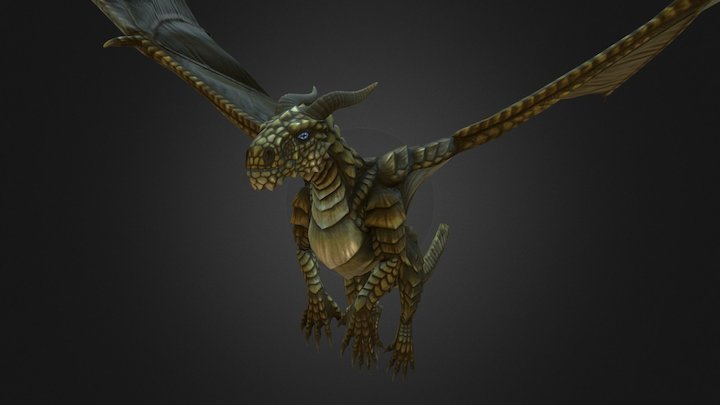 Guardian Dragon 3D Model