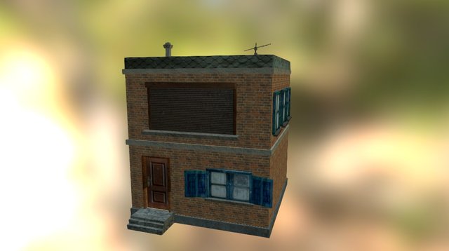 Huis cityscene 3D Model