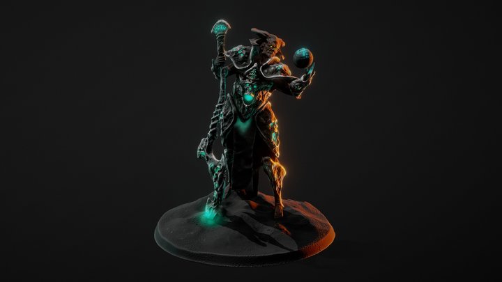 Long-awaited find. Character concept. 3D Model