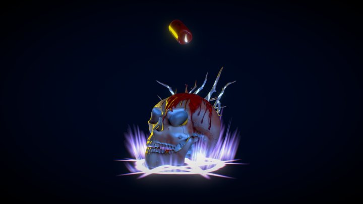 Magic skull 3D Model