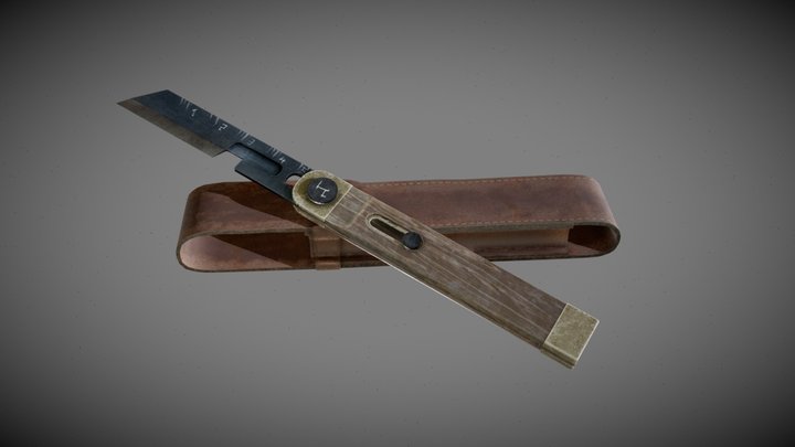Bevel knife -  A Woodworker's Vendetta 3D Model