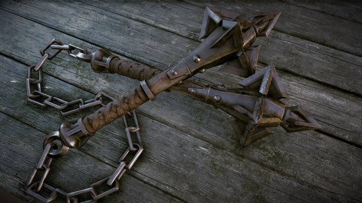 Mace medieval 3D Model